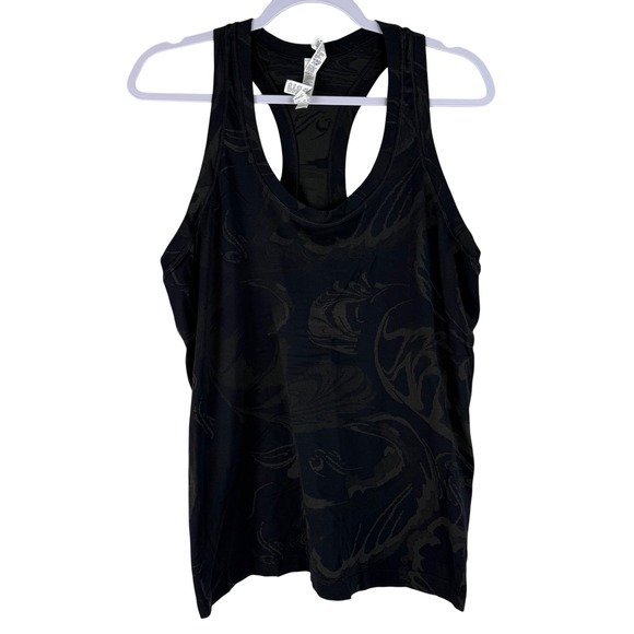 Athleta Tops - Athleta Womens Momentum XL Tank Top in Black Paisley Print Racerback 466444‎